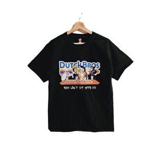 Dutch Brothers Disney Villains T Shirt Size‎ Medium You cant sit with Us Black